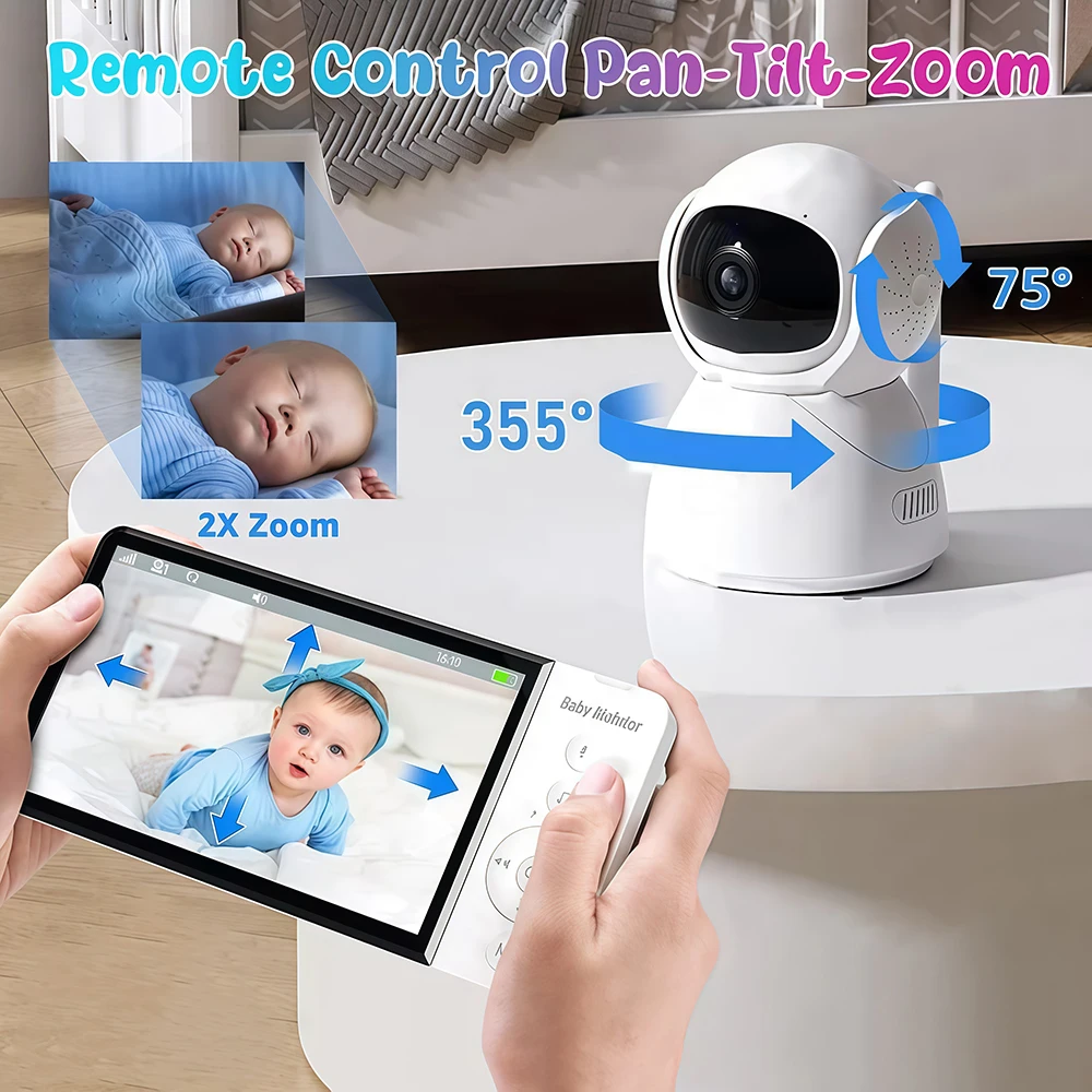 Baby Monitor Scurity Potection Cmera for Kids 5