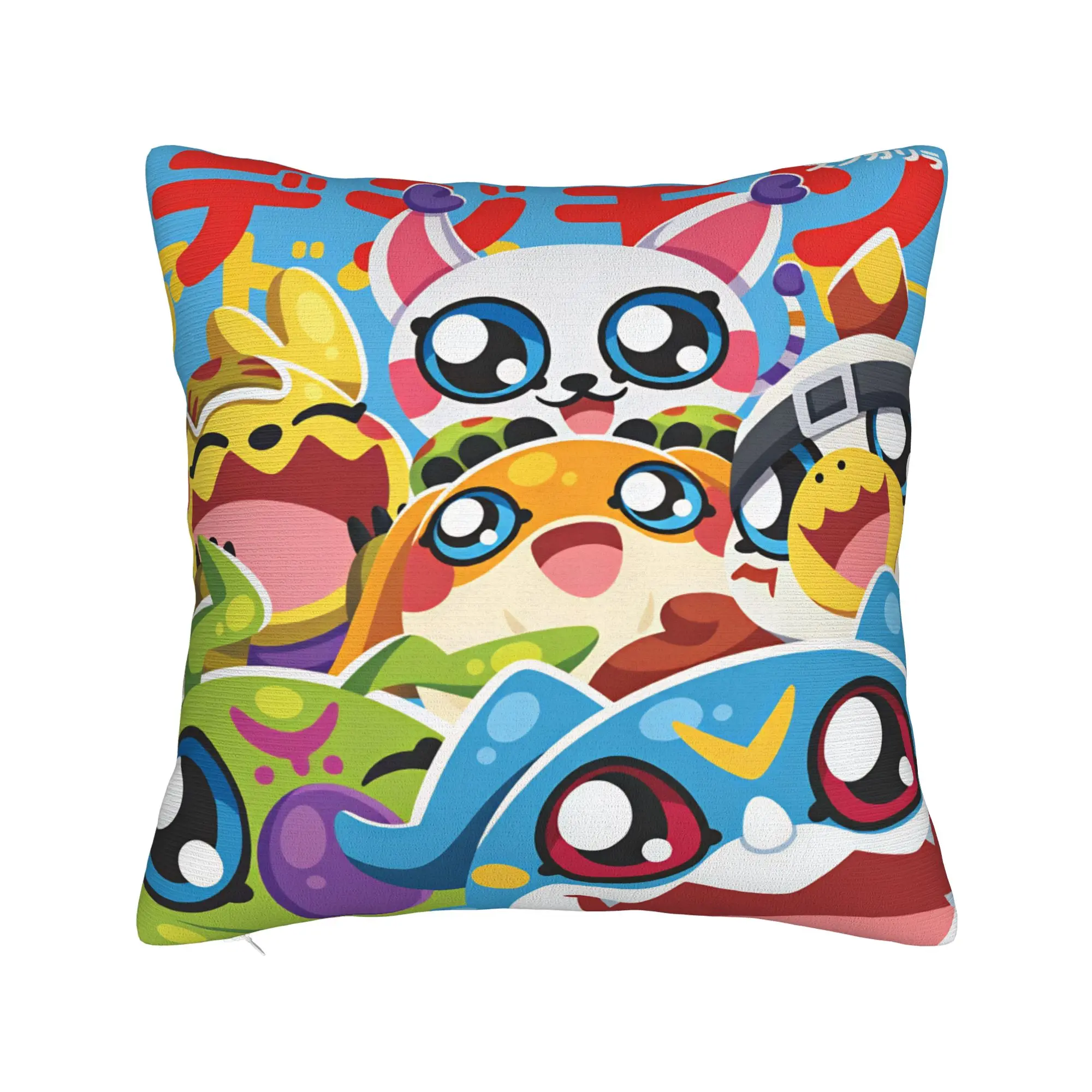 Digimons Pillow Case  Print Pillow Cover For Sofa Bedroom Home Decor Retro Trendy Pillowcases