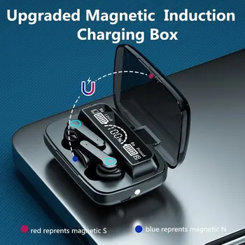 M19 auricolari Bluetooth Wireless Gaming Touch Esports Display digitale sport Mini comodi tappi per le orecchie da trasporto