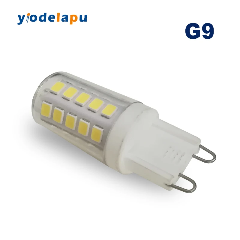 Dimmable  G9 LED Lamp AC 220V 110V No Flicker Mini Corn LED Bulb 360 Beam Angle Light PC Cover Replace Halogen Chandelier Lights