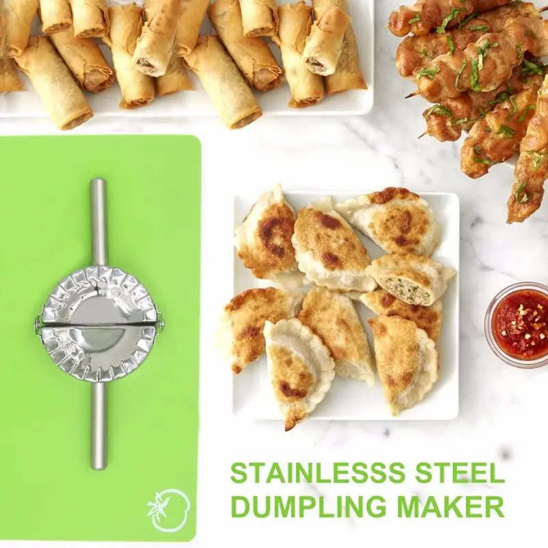 Dumpling Maker Stainless Steel 304 Ravioli Dumpling Mould Cutter Multifunction Gyoza Dough Press Kitchen Accessories Пельменница