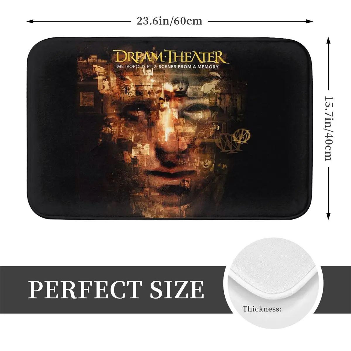 Dream Theater Anti-slip Doormat Floor Mat Sand Scraping Carpet Rug for Kitchen Entrance Home Bedroom Footpad Mats