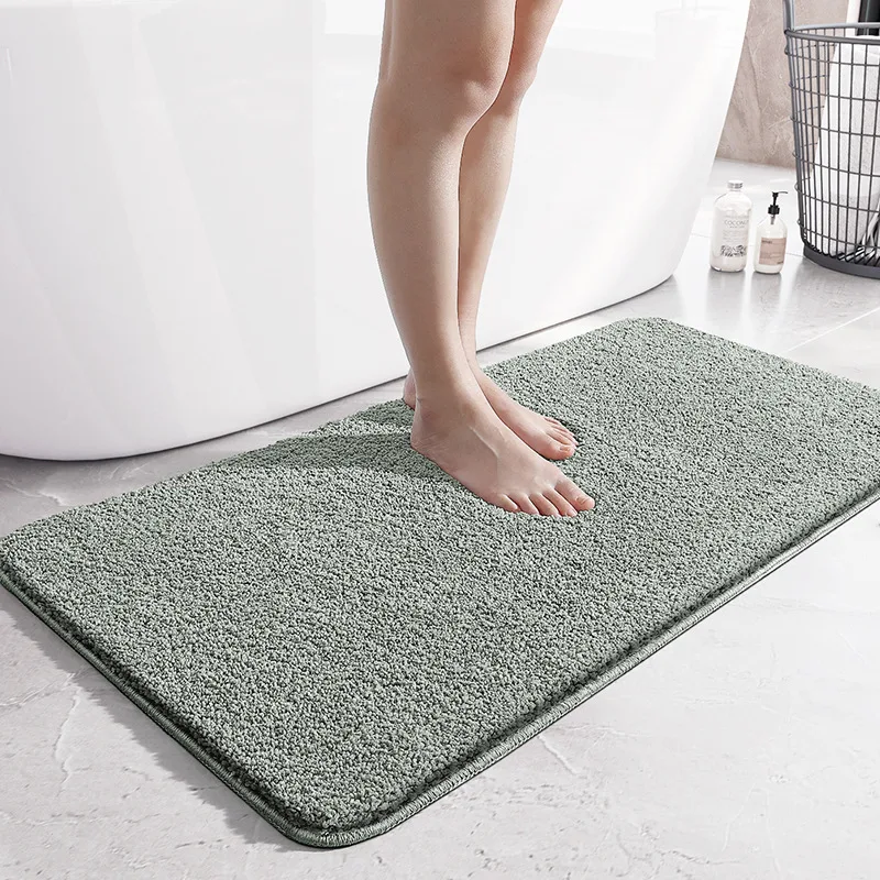 

VIKAMA Imitation Cashmere Bath Absorbent Carpet Toilet Door Bedroom Toilet Quick Drying Non-Slip Mat Home Decoration