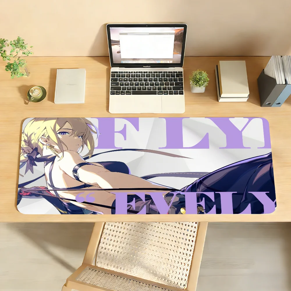Mouse Pad Gamer ZZZ Gaming Evelyn Chevalier de Borracha Antiderrapante para Computador e Laptop - Decoração para Mesa
