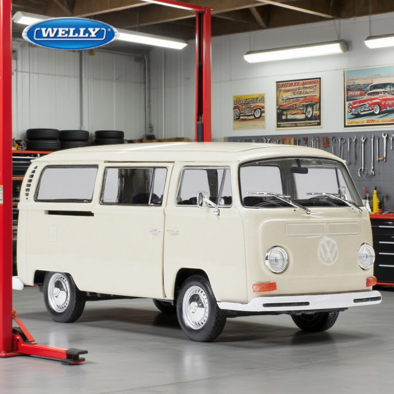 

WELLY 1:24 Volkswagen VW T2 T1 BUS легкосплавный автомобиль, литье под давлением и игрушечный транспорт, модель автомобиля, миниатюрная масштабная модель автомобиля, игрушка для детей