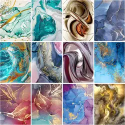RUOPOTY Abstract Painting By Numbers On Canvas Paintings On Number Colorful Texture Home Decoration Gift Art Supplies