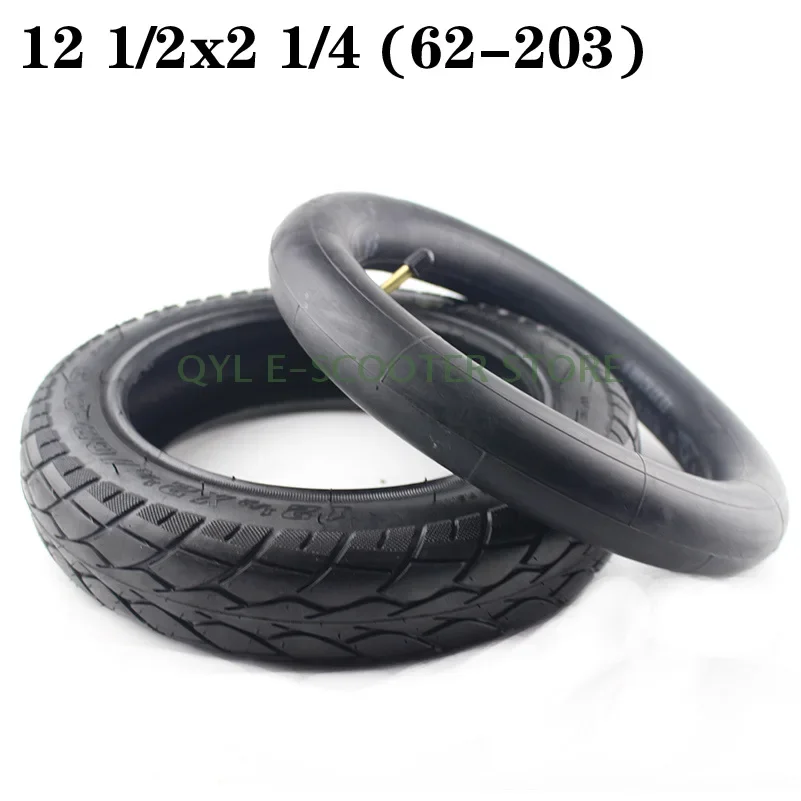 12 inch Tire  1/2 X 2 1/4 ( 62-203 ) fits Many Gas Electric Scooters and e-Bike  1/2X2   tyre & inner tube