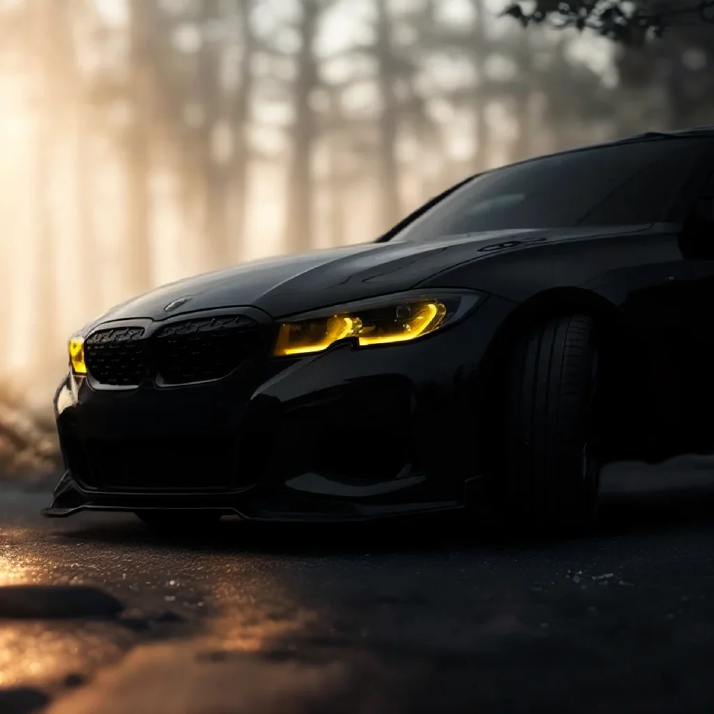 For BMW 3 series 2019-2022 high-end G20 G21 320 325 330 Dual-Color DRL Module yellow and white LED panel daytime running light