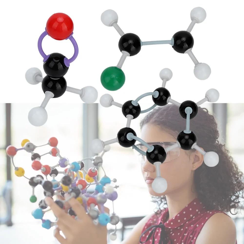 Kit di struttura organica/inorganica modello molecolare adatto per studenti universitari delle scuole superiori insegnanti giocattoli da costruzione