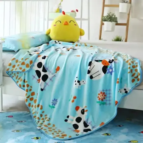 Four Seasons Universal Children's Blanket Cartoon Flannel Baby Blanket Kindergarten Student Nap Blanket Office Cover Blankets