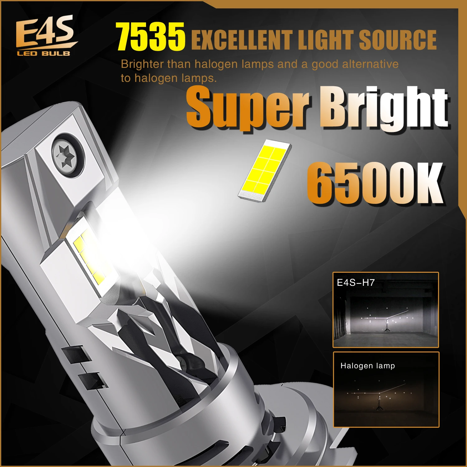 thumbnail image 2 of AUTOONE H7 LED Bulbs - 6500K Super Bright Fanless Fog Lights, Plug & Play Installation, CANBUS Ready (2-Pack) 2 of 4