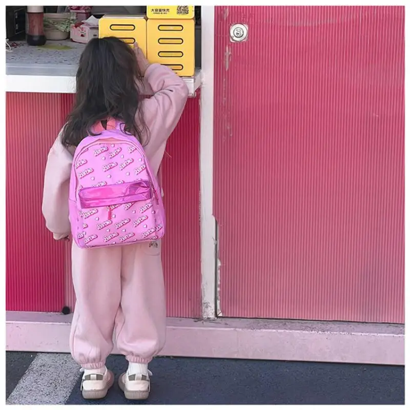 Kawaii Anime Cartoon Backpack Barbies Seriesprimary School Student Boy Girl High Capacity Backpack Woman Versatile Mini Bag Gift