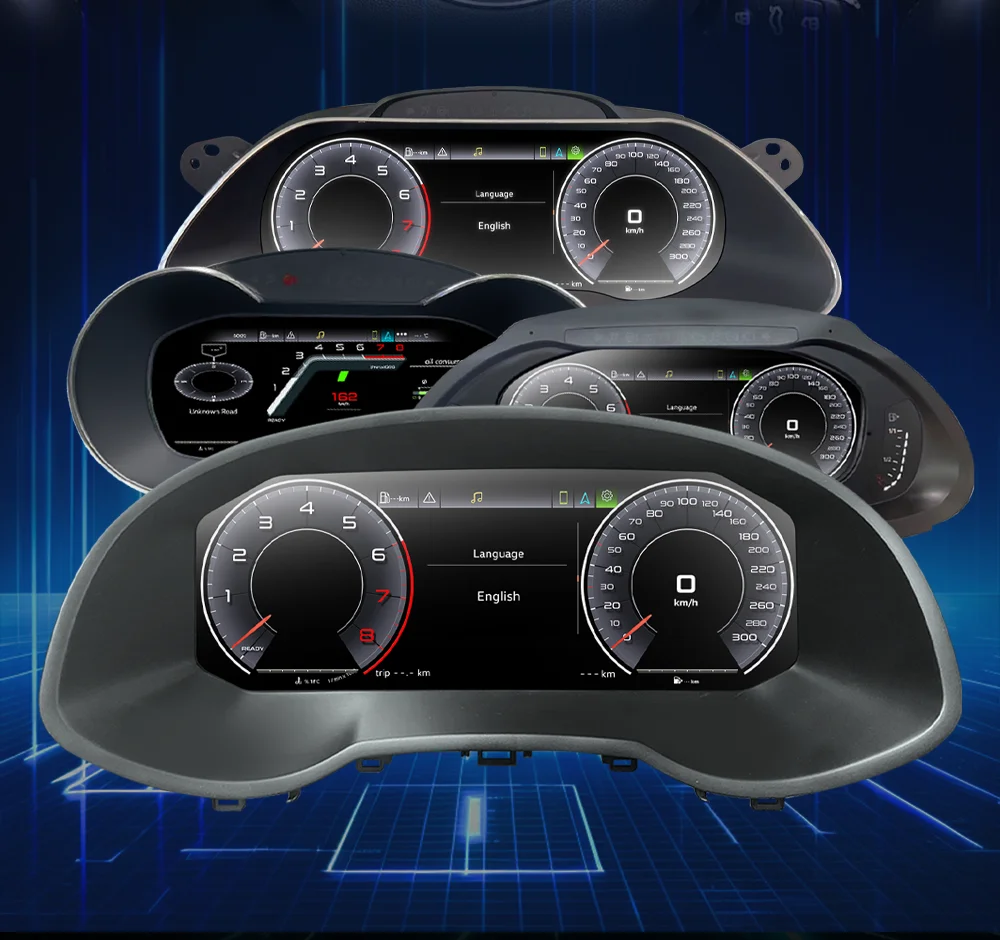 12,3'' Navidigital Armaturenbrett für Audi A4 2013-2016 Jahrgänge Auto LCD-Panel Tachometer Virtuelles Cockpit – Detail 4