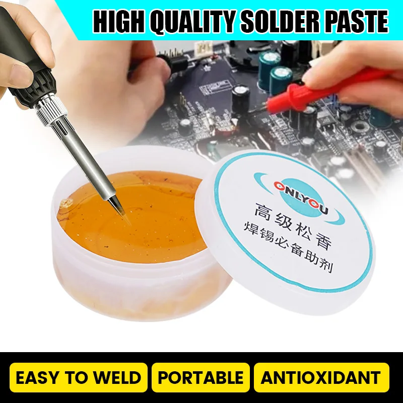 20g Rosin Flux Soldering Paste High Purity Welding Flux Soldering Tin Cream Welding Grease Paste Flux for PCB BGA PGA SMD Repair