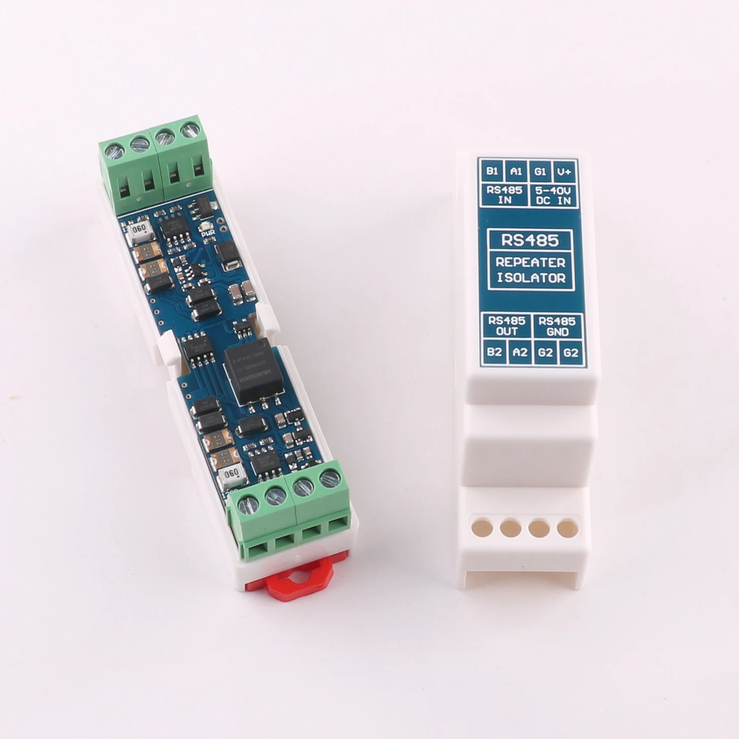 RS485 Repeater Sharer Distributor HUB RS485 Serial Signal Extension Amplification Photoelectric Isolation Anti-interference