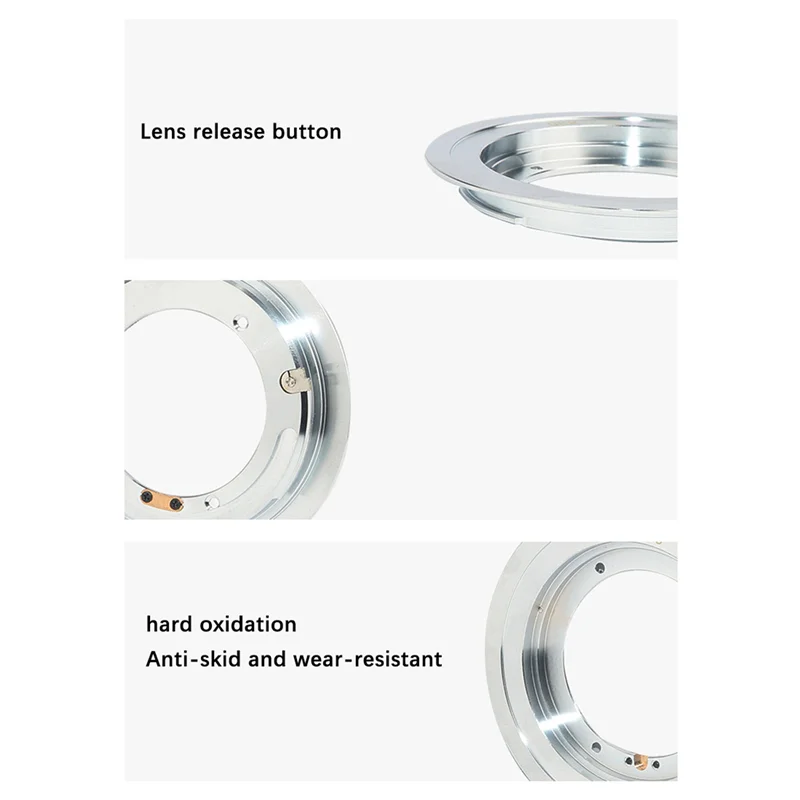 B49C 5X QBM-EOS Lens Adapter Ring For ROLLEI Rollei QBM Lens To Canon EOS EF