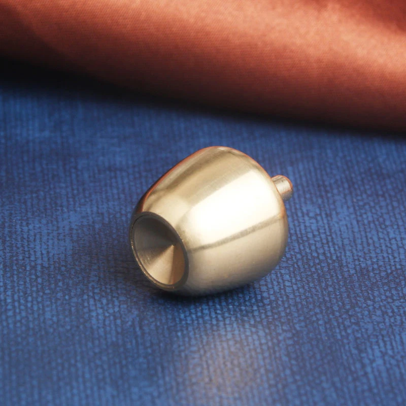 Brass Pendant Apple Shape Jar/bottle Can Be Opened Necklace/Keychain Pendant