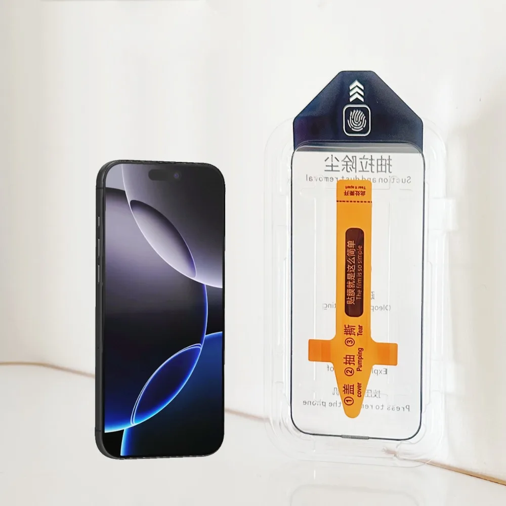 

2pcs Dust Free Tempered Glass for Apple iPhone 17 Pro Max 16e 16 Plus 16 Pro Max Screen Protector