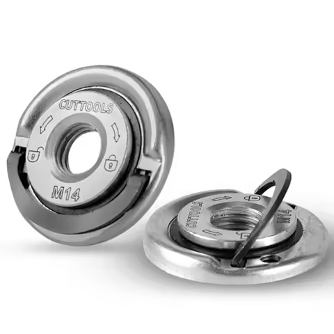 Self-Locking Pressing Plate Grinder Quick Release Flange Nut Power Chuck Tools Universal M14 M10 Thread Angle Grinder