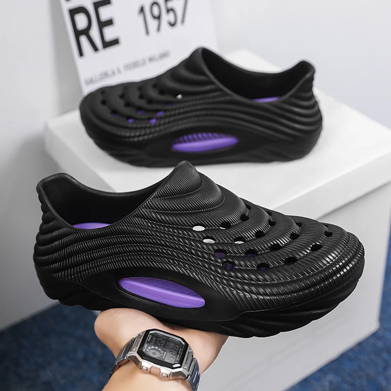 

Original Designer Unisex Summer Slippers Men Clogs Platform Women Beach Sandals Outdoor Casual Non-slip Footwear Men Sandals