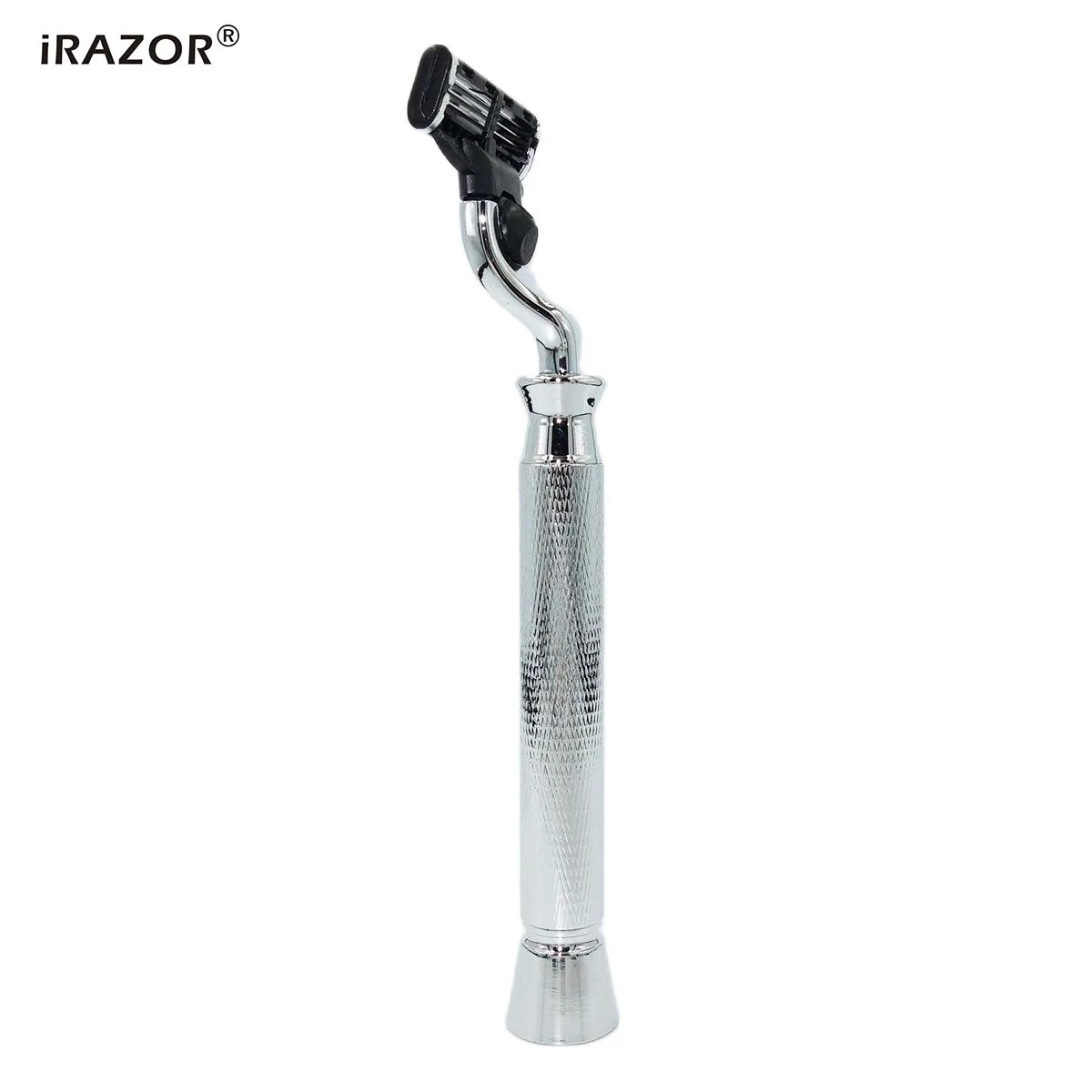 iRAZOR High Quality Safety Shaving Razor Stainless Steel Metal Handle Replaceable Blade Shaver Body Hair Removal Machine for Men