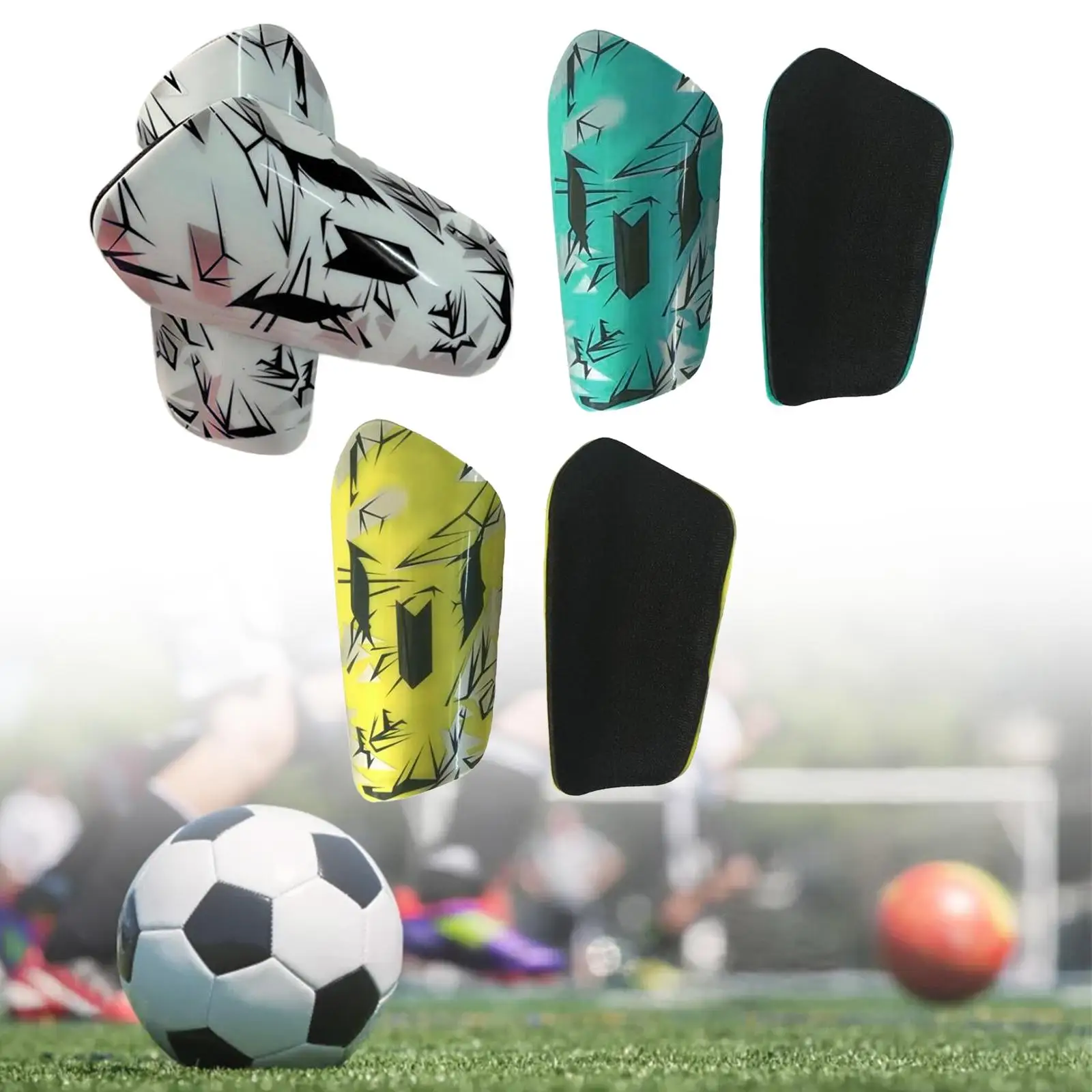 1 Pair Soccer Shin Guards Accessories Shin Protection for Kids Boys Girls