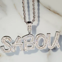 Blingbling Custom Nameplate Necklace,Hot Popular Men's Jewelry,Personalized Birthday Gift for Boys,Christmas Gifts,Name Necklace