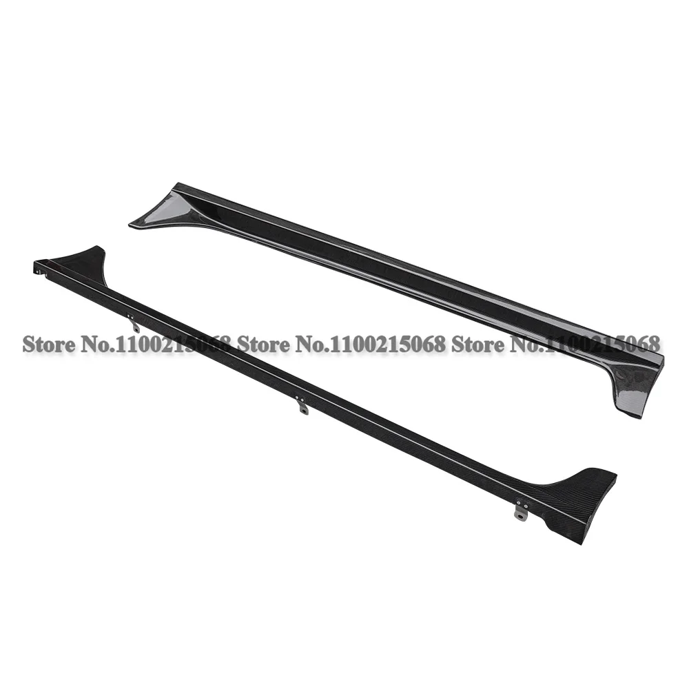 For Honda Civic 11TH FL5 Type-R 2022-2023 Carbon Fiber Side Skirts Extensions Lip Trim Spoiler Splitters Auto Tuning