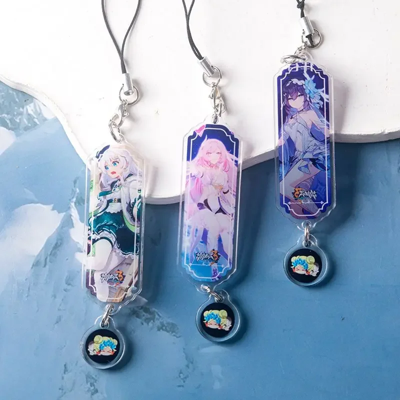 Anime Honkai Impact 3rd 23 Roles Valkyrie Lanyards For IPhone/Xiaomi/Huawei Mobile Phone Case Keychain Car Key Chains Cover Hang