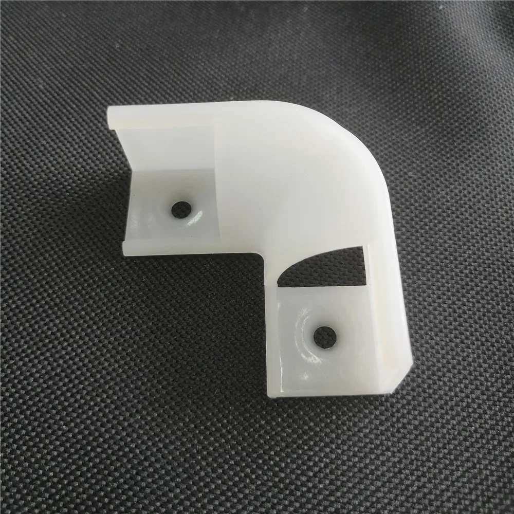 V Corner Connectors Aluminium Profiles Channel Holder 90 Degree Plastic Milky White 4.5cm For LED Strip Bar Light U Shape Black