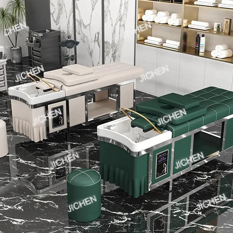 

Гидравлические парикмахерские сиденья, тайский простой шампунь, кровать для мытья волос, носилки для воды, женские элегантные салонные Cadeira, уникальная мебель