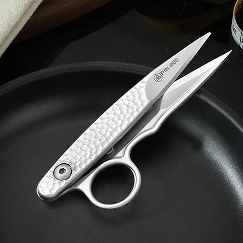 Tesoura de fio de aço inoxidável, acessórios de corte de costura, cortador de ponto cruz, cortador de linha de bordado
