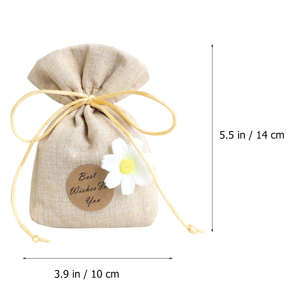 

6 Pcs Lavender Sachet Bag Empty Wardrobe Car Freshener Cotton Linen Scented Closet Bugs Moth Repellent Storage