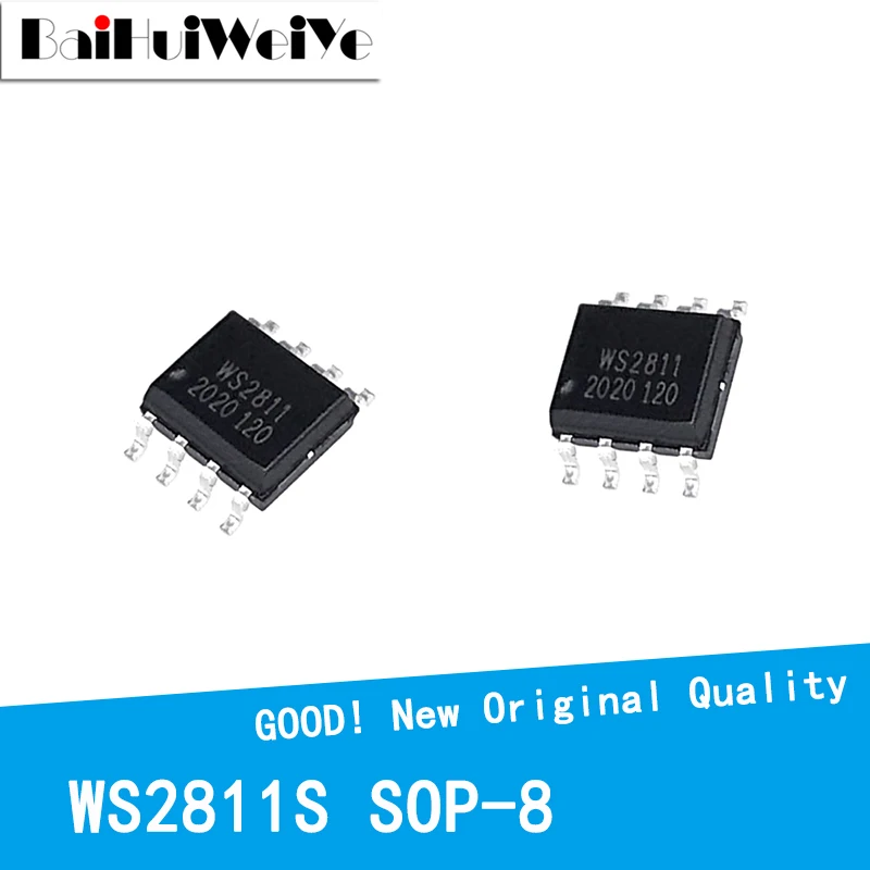 10 sztuk/partia WS2811 2811 WS2811S SOP-8 SMD RGB Power Driver Chip nowy oryginalny Chipset dobrej jakości