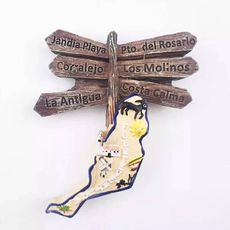 Spain Souvenirs Firdge Magnets Tenerife Islas Canarias Fuerteventura Island Lanzarote Fridge Stickers Home Decor Wedding Gifts