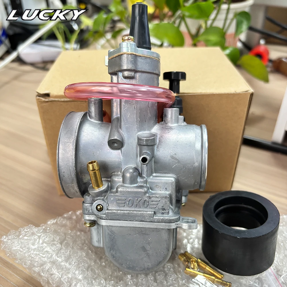 PWK 21 24 26 28 30 32 34mm With Power Jet Carburetor For OKO 2T 4T Motorcycle Carb For Dirt Bike Pit Bike Scooter ATV Quad UTV