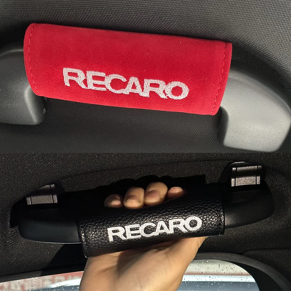 REC ARO jdm manija de techo de coche cubierta protectora reposabrazos pasamanos tirar guantes cinturón de seguridad decoración