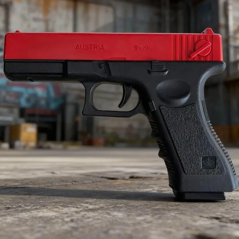 Pistola de juguete de Gel G17 Manual 2025 con bala suave láser, pistola Airsoft, juego CS para deportes al aire libre, regalo para niños