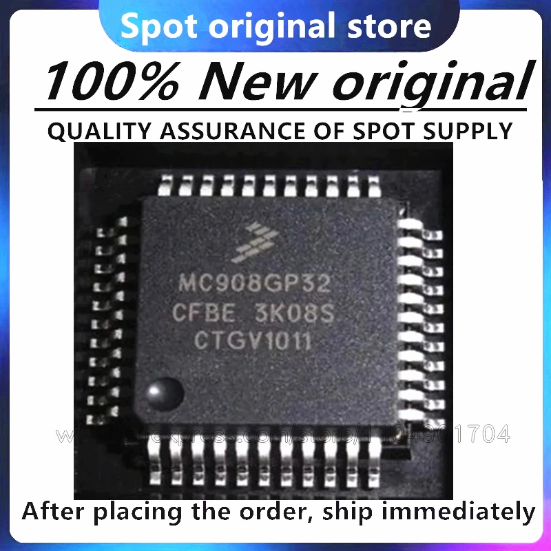 2~10PCS/LOT MC908GP32CFBE MC908GP32 CFBE LQFP44 100% New Original in Stock