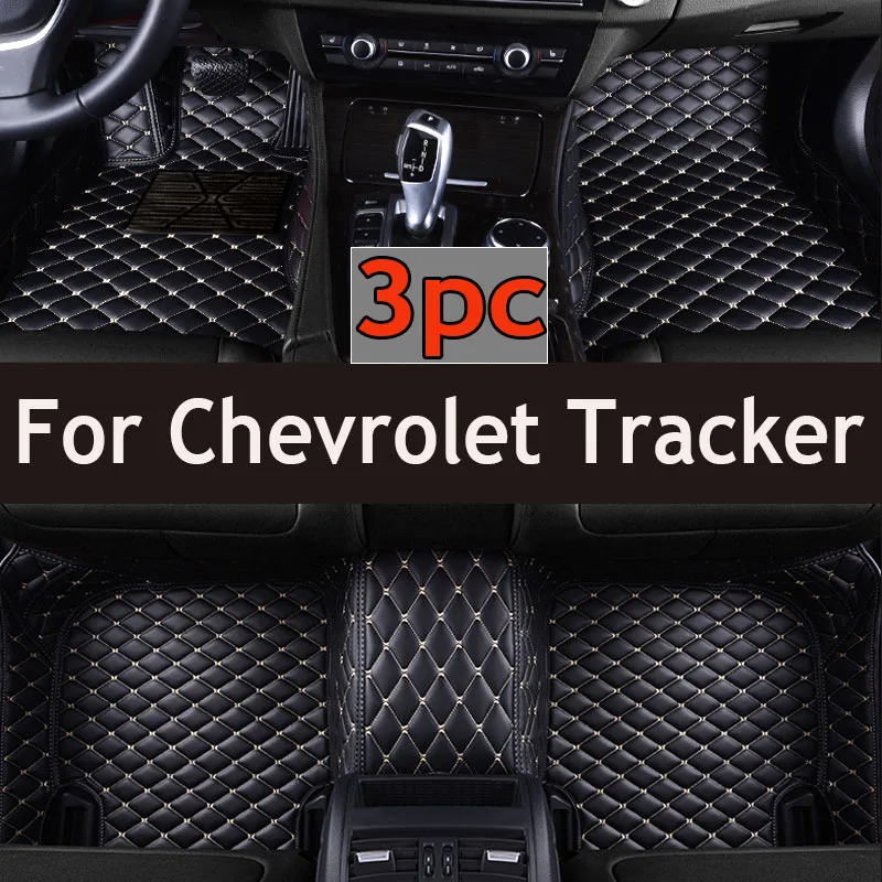 

Custom Automotive Car Floor Mats For Chevrolet Tracker 2019 2020 2021 Auto Luxury Leather Men Women Car Mats Full Coverage