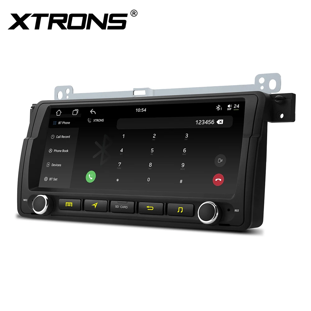 XTRONS QLED 8.8'' Octa Core 4+64G Android 14 Car Multimedia Player for BMW E46 /Rover 75/MG ZT Radio with 4GLTE CarPlay DSP WIFI