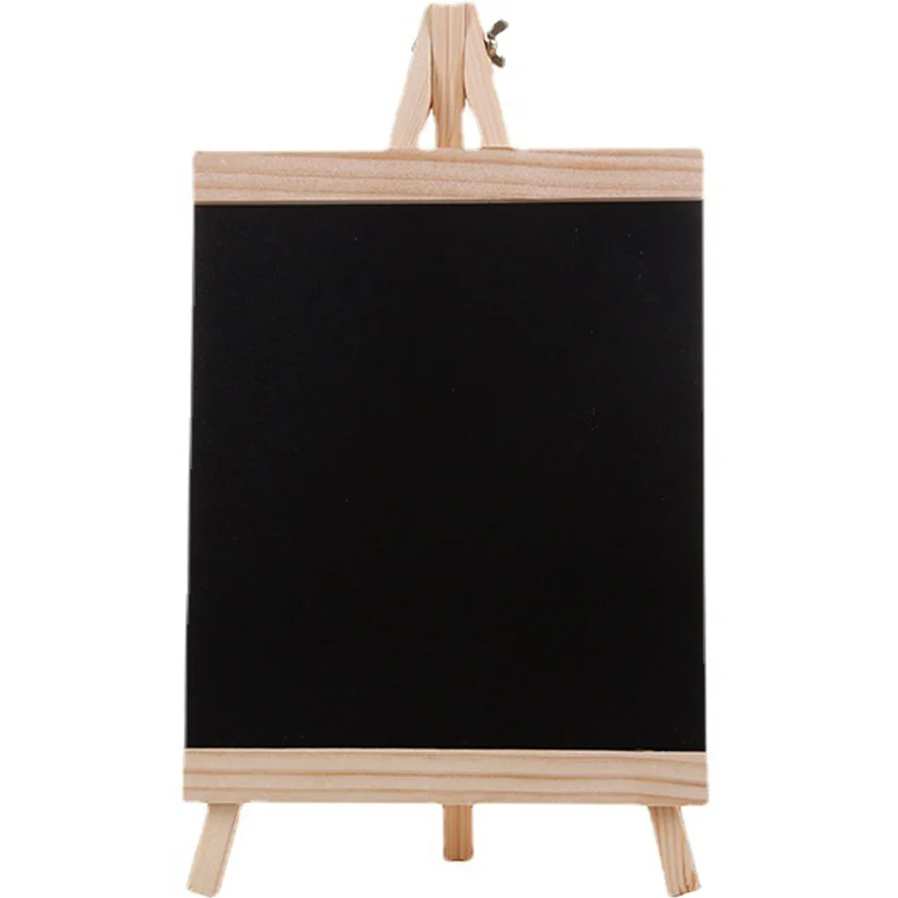 The Sign Wooden Blackboard Child Labels Tabletop Chalkboard Food for Party Buffet