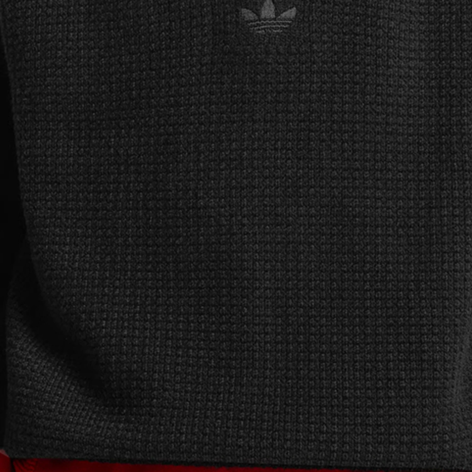 Adidas Authentic Three Leaves Men's Women's Half-Zip Loose Knit Hoodie KS5340 view 5