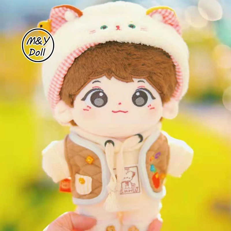 20cm Idol Dolls Baby Doll for girls Teens in Times TNT Zhang Zhenyuan Zhang Zhehan Ikun Jimin Jin V Fans Birthday Xmas Gift