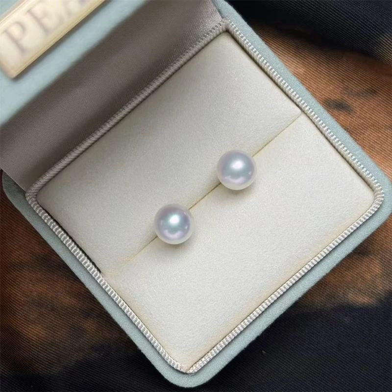 

Натуральные круглые серьги с жемчугом Эдисон 8-10 мм для женщин, новый стиль