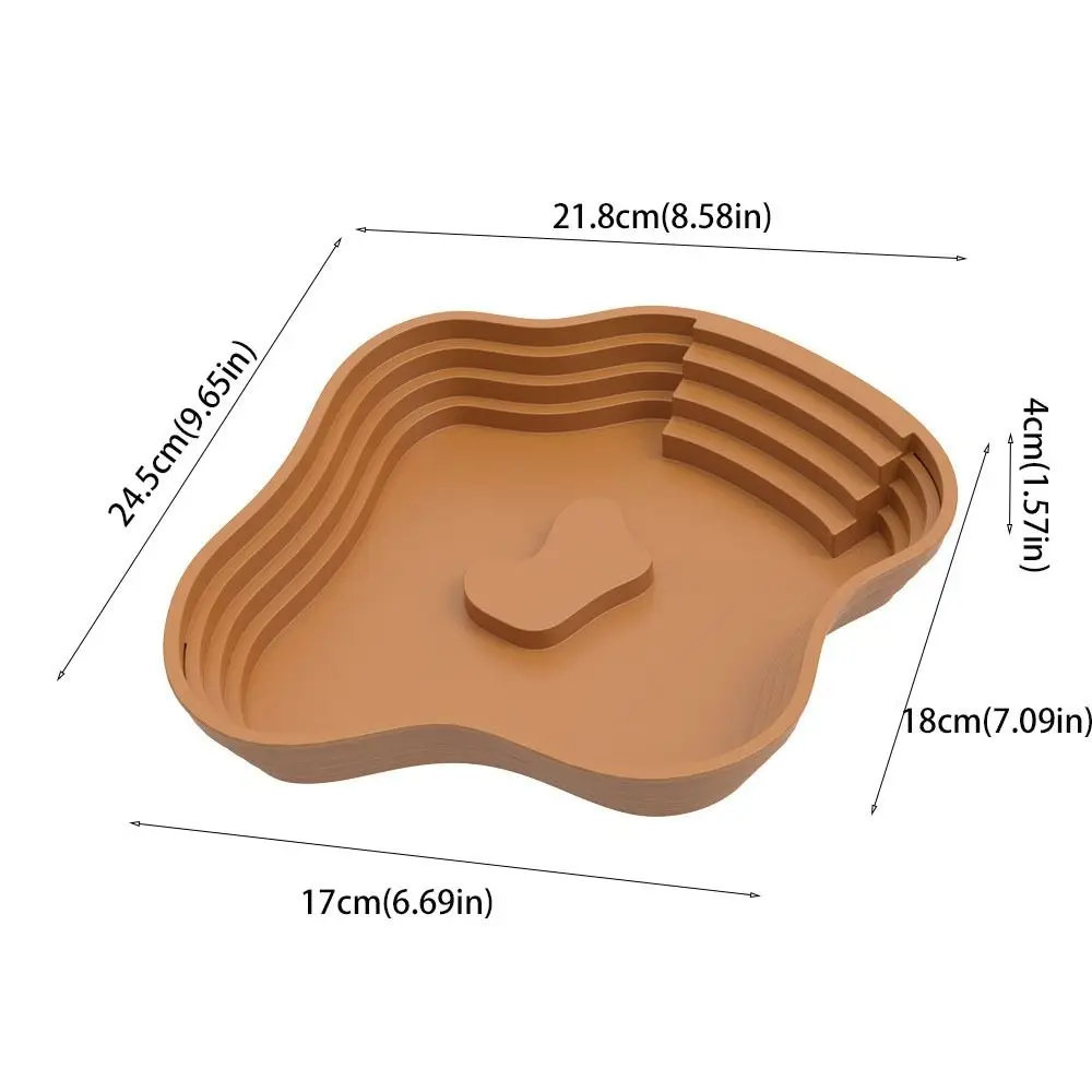 Stair Design Turtle Bathing Basin Plastic Thickened Reptiles Water Basin Professional Large Size Amphibian Water Bowl Frog