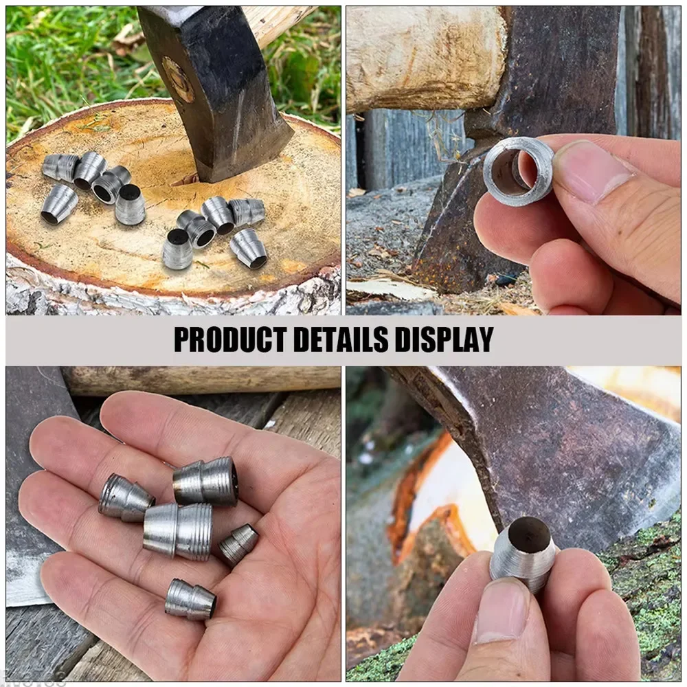10 Pcs New Axe Wedge Axe Metal Hammer Handle Splitting Installation Supplies For Reinforcing Round Tools