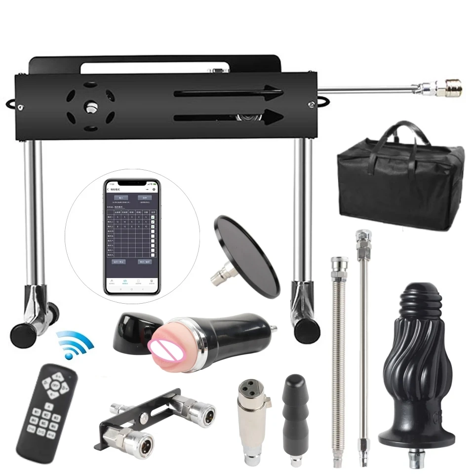 FREDORCH 200W Adult Sex Toys Intelligent APP Control Premium Sex Machine Automatic Thrusting Sex Machine Vaginal Anus Massager