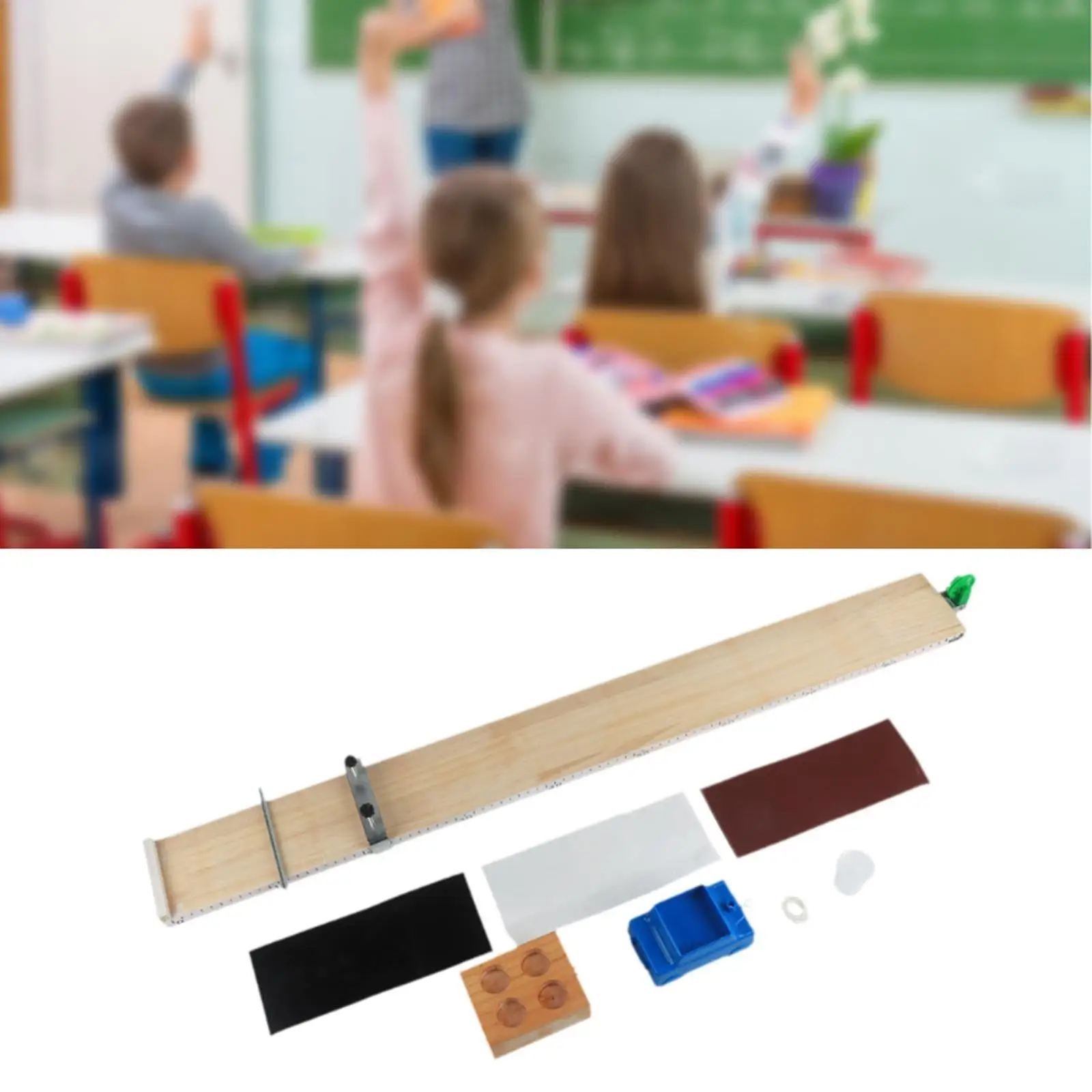 

Inclined Plane Simple Machines Set Professional for Teacher Educational Tool Easily Install Accessory DIY Physics Experiments
