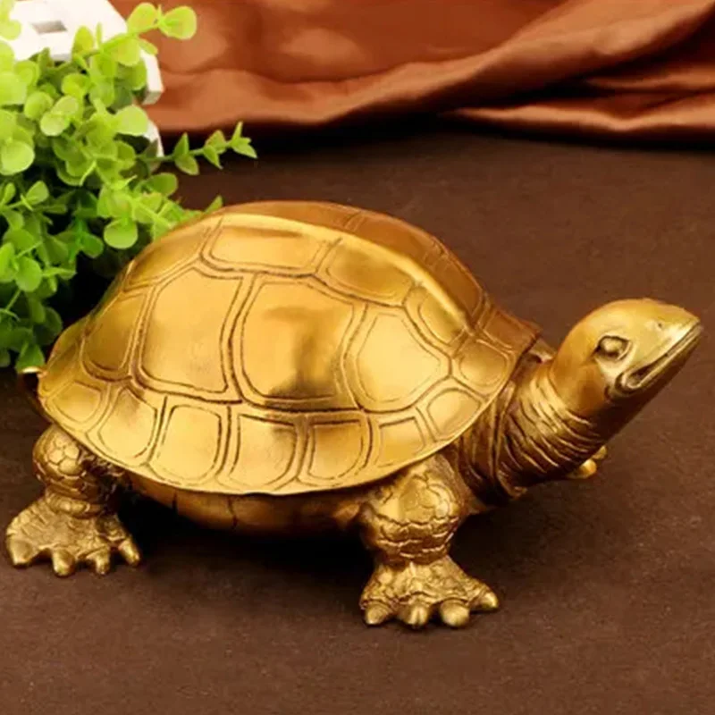 Pure copper turtle decoration for home bedroom living room office desktop decoration high-end gift